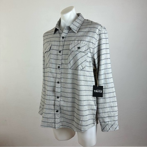 NWT House of Triot Soft Flannel Shirt - Picture 6 of 7